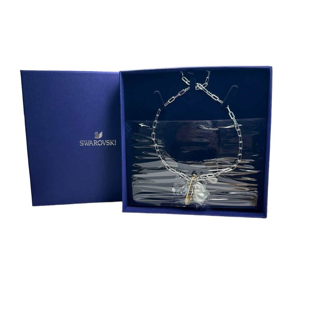 Swarovski Swarovski Trend So Cool Crystal Cluster Necklace, Long Size ONE SIZE - 1 Thumbnail
