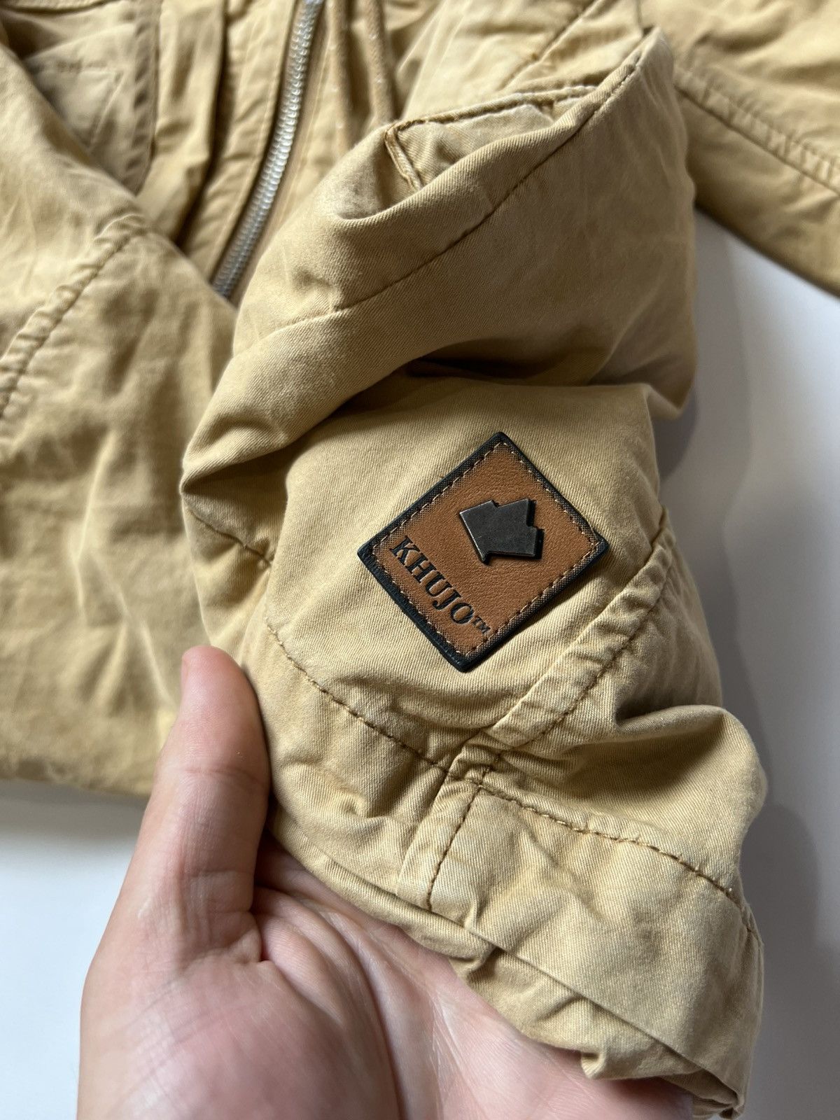 khujo Khujo Beige Brown Military Multipocket Jacket Size US M / EU 48-50 / 2 - 8 Thumbnail