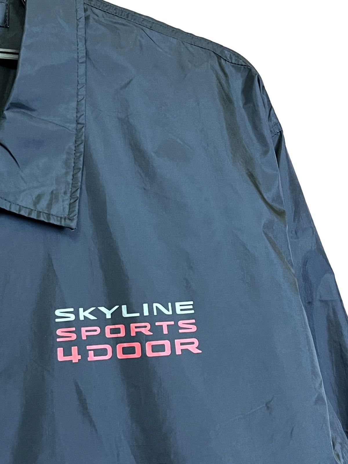 Gear for Sports RARE🔥VINTAGE NISSAN SKYLINE 4 DOOR 25GT-X TURBO RAINCOAT Size US XL / EU 56 / 4 - 5 Thumbnail