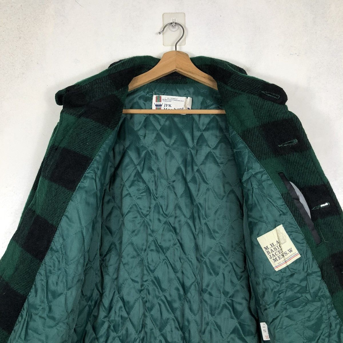 Japanese Brand 📌VTG WOOL SHIRT JACKET TARTAN DESIGN MACHOPE ISSEY MIYAKE Size US M / EU 48-50 / 2 - 15 Thumbnail