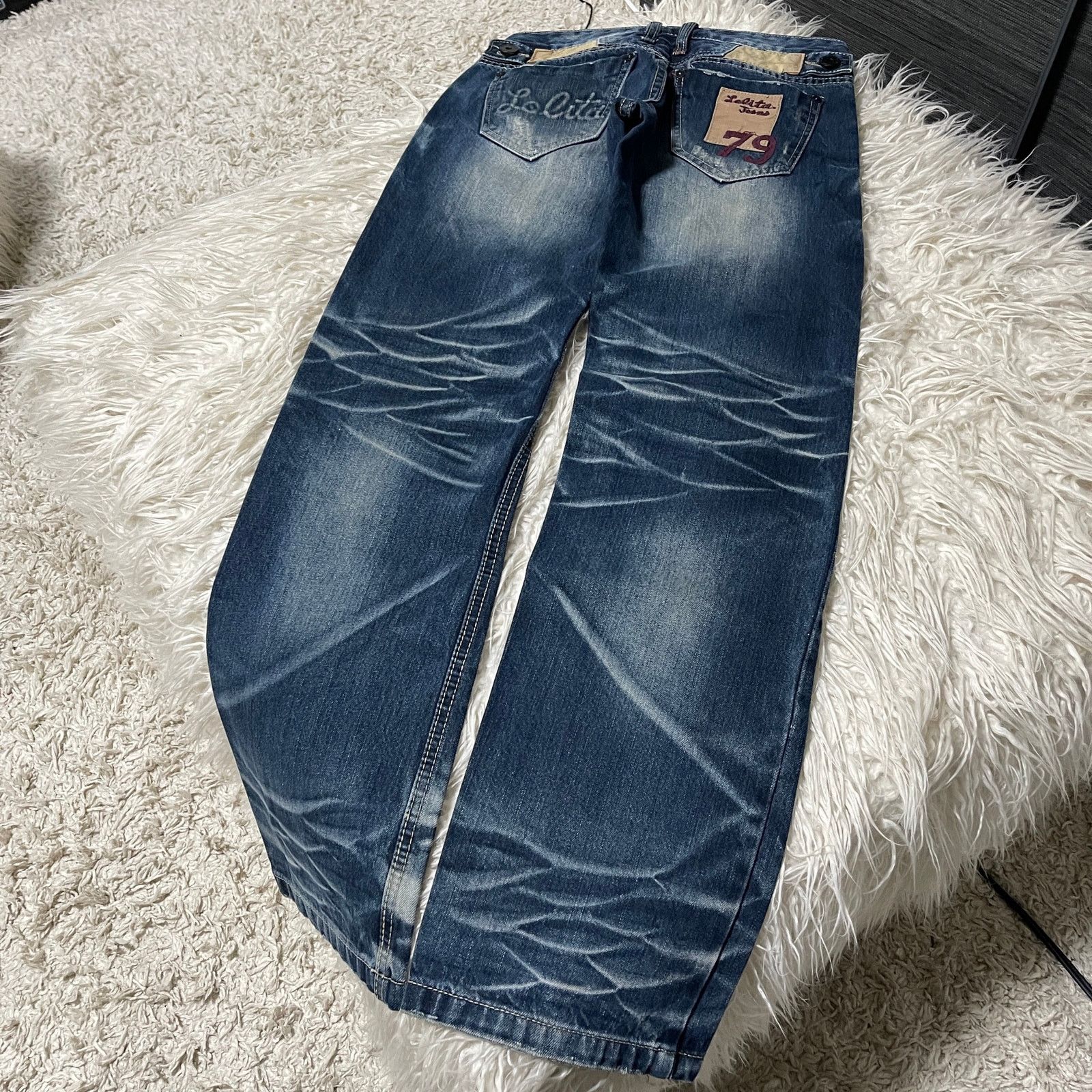 If Six Was Nine Vintage Faded Wash Japanese Brand Low-rise Denim Jeans Blue Size 28" / US 6 / IT 42 - 3 Thumbnail