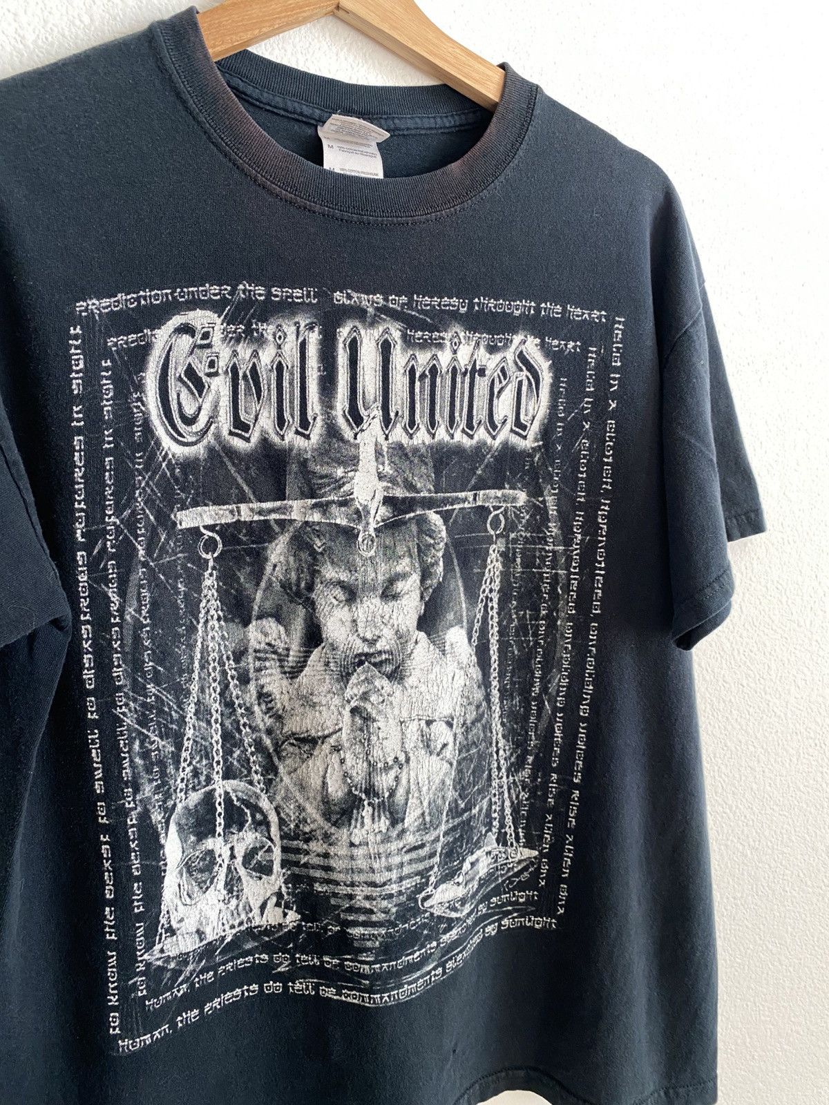 Band Tees Y2K Grunge Evil United Band Tee Size US M / EU 48-50 / 2 - 3 Thumbnail