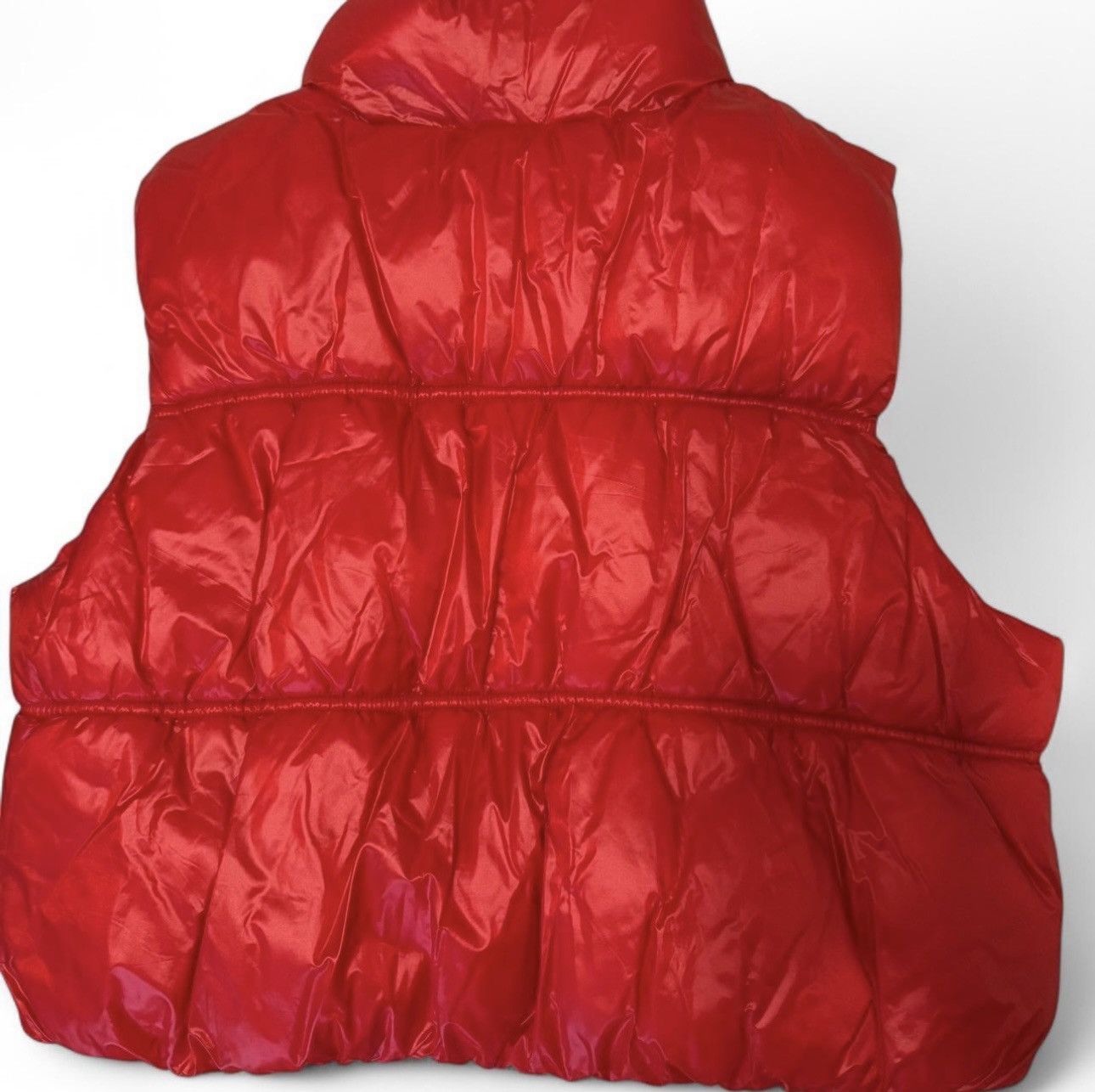H&M Red Puffer Vest Size S / US 4 / IT 40 - 2 Thumbnail
