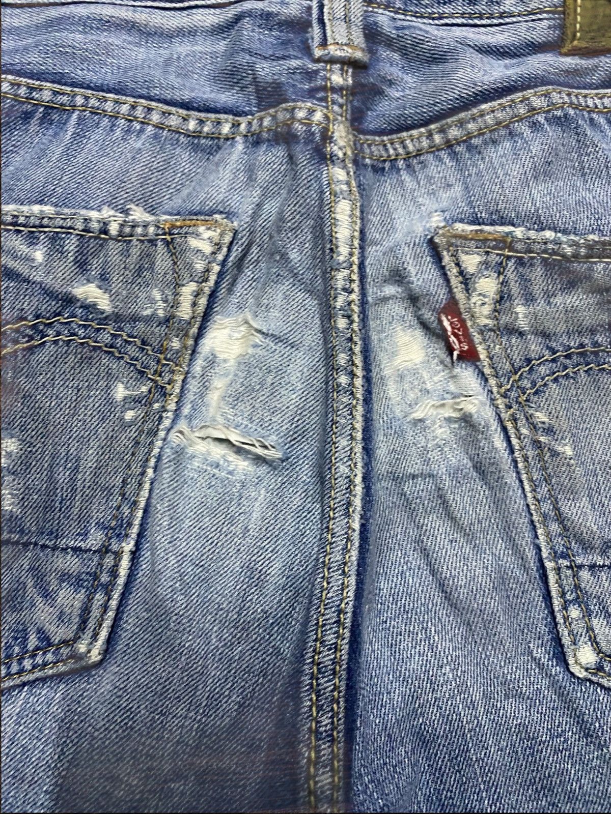 Levi's Vintage Levis 505 Ripped Patches Slim Straight Jeans Size US 30 / EU 46 - 15 Thumbnail