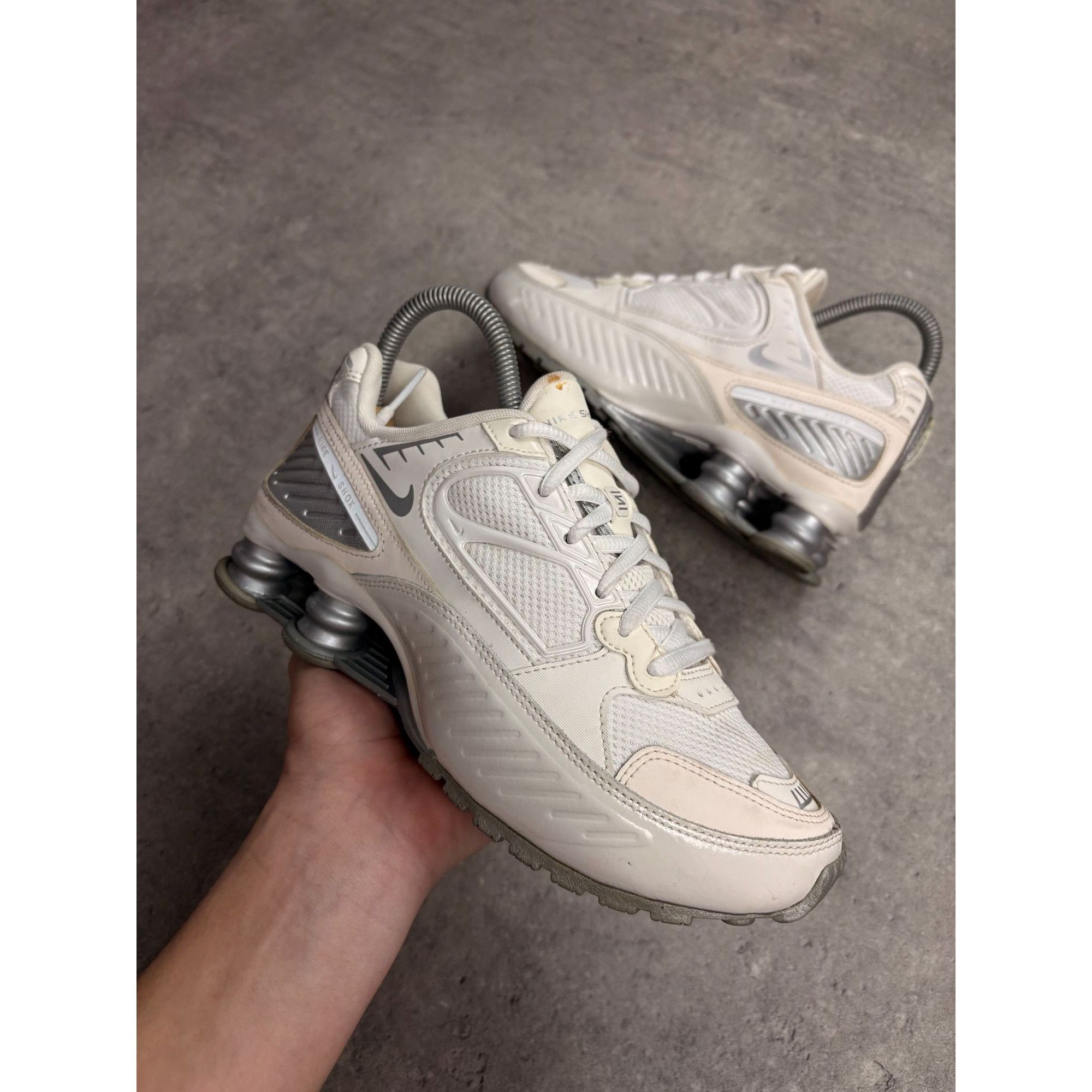 Nike Nike Shox Enigma 9000 Women's Shoes Sail White Silver BQ9001 Size US 6.5 / IT 36.5 - 1 Thumbnail