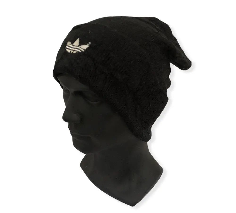 Adidas Vintage Adidas Big Logo beanie Size ONE SIZE - 2 Thumbnail
