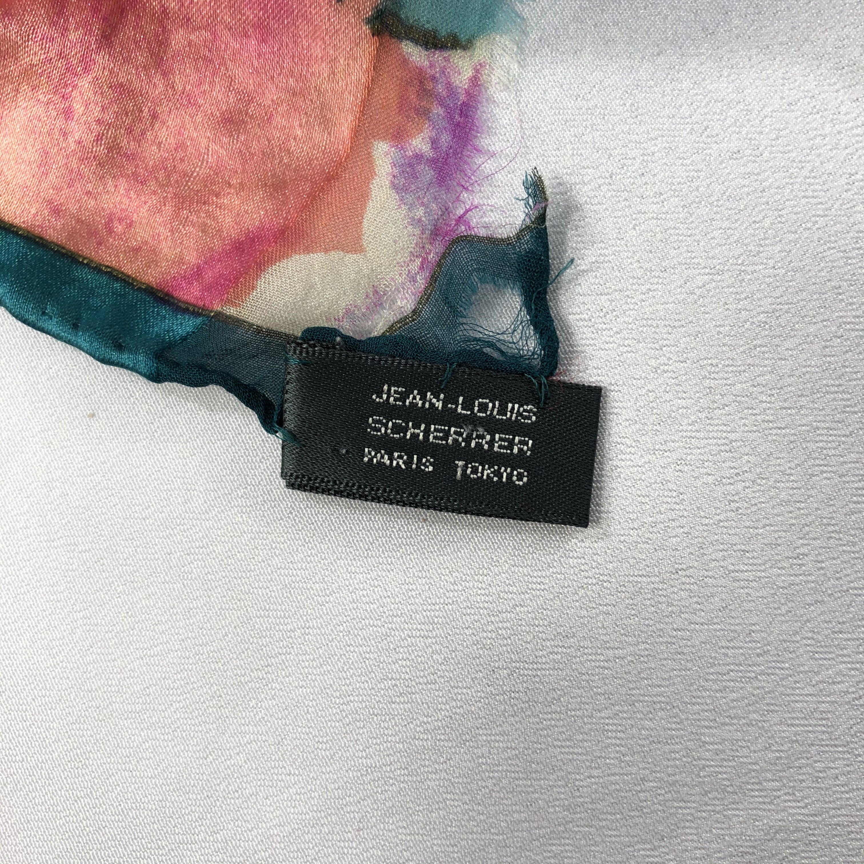 Jean-Louis Scherrer Vintage Jean Louis Scherrer Silk Scarf Size ONE SIZE - 14 Thumbnail