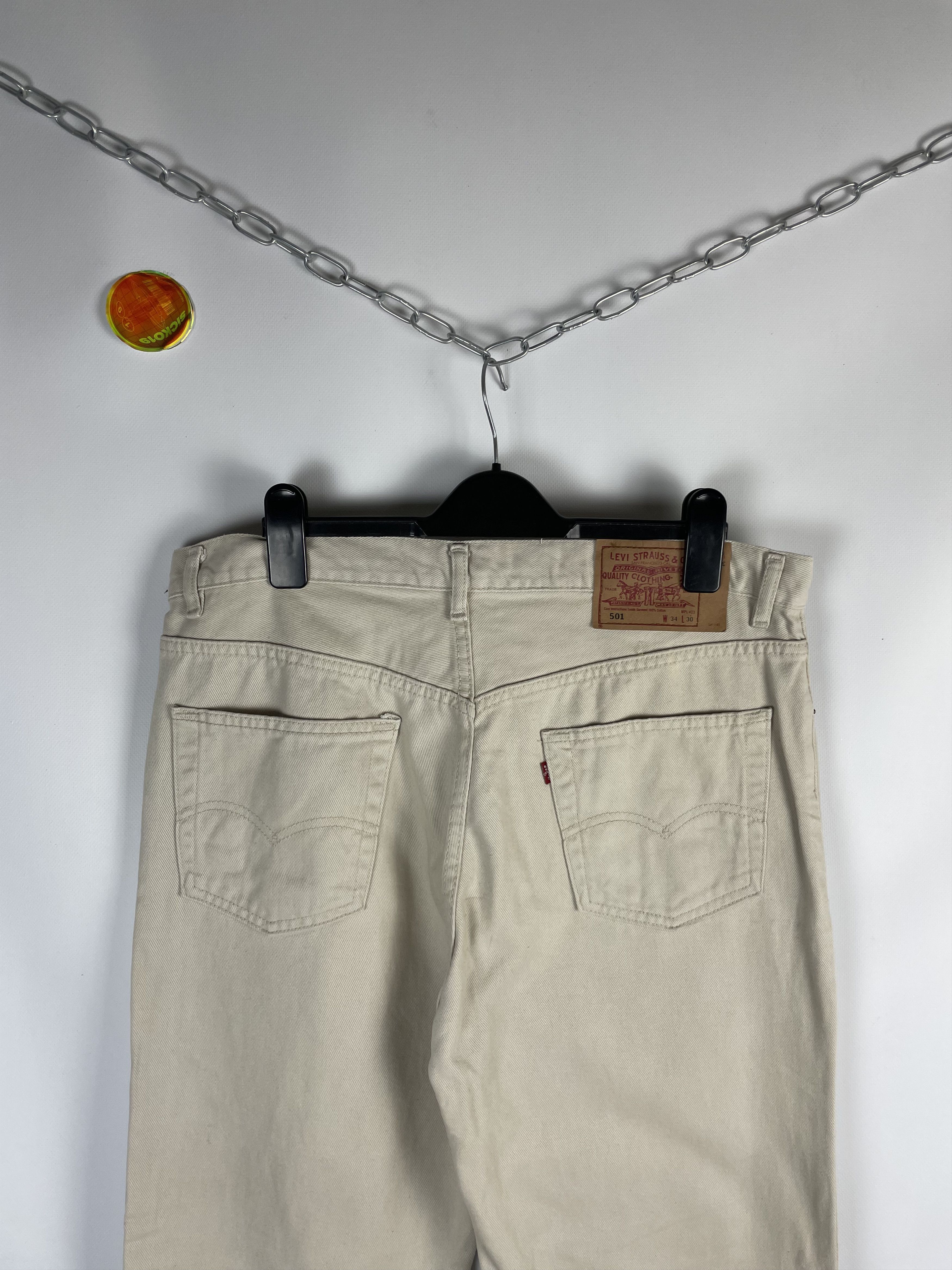Levi's Vintage 90s Levi's Pants Denim 501 Jeans Size US 34 / EU 50 - 3 Thumbnail