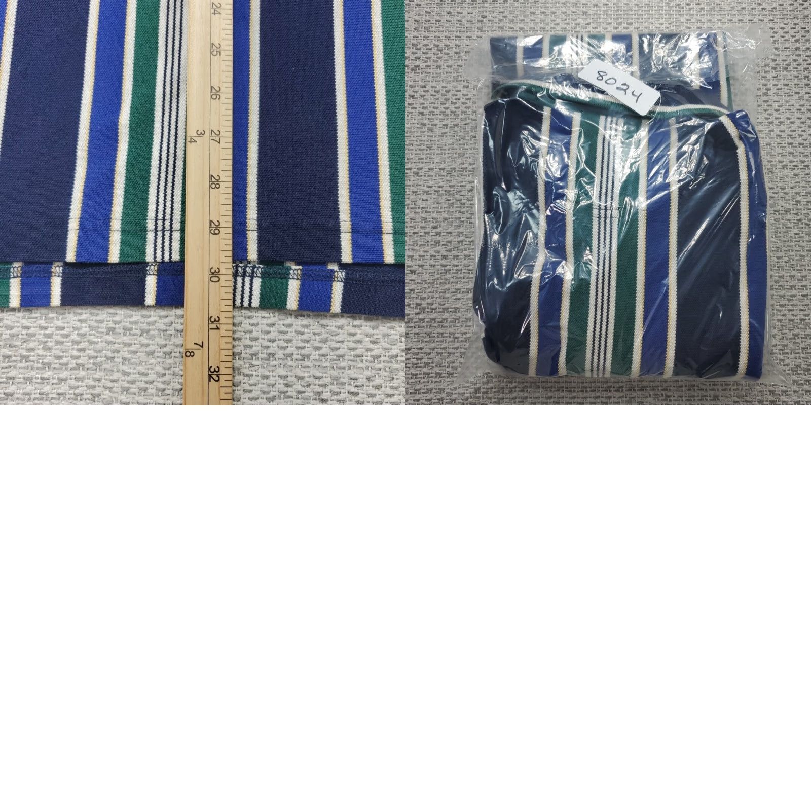 Izod VINTAGE IZOD Polo Shirt Mens L Striped Preppy Casual Shirt Golf Size US L / EU 52-54 / 3 - 9 Thumbnail