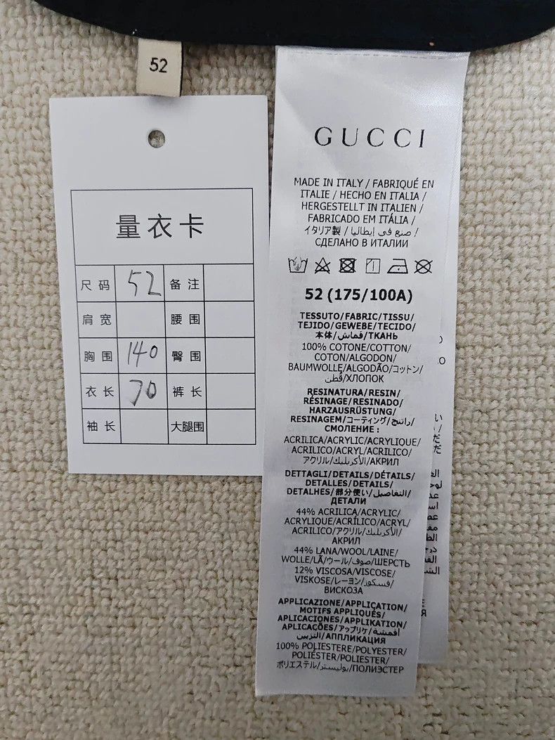 Gucci Gucci Logo label hooded drawstring jacket 2502-Nextarrow Size US L / EU 52-54 / 3 - 5 Thumbnail
