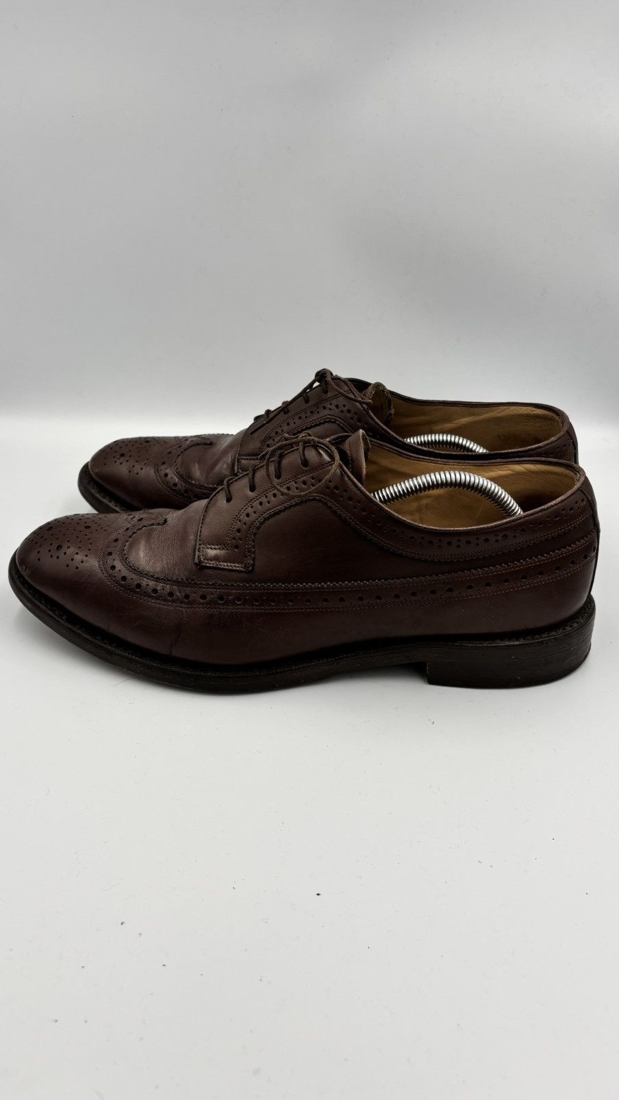 Burberry Leather Brown Oxford Brogue Shoes Burbarry’s Size US 10.5 / EU 43-44 - 5 Thumbnail