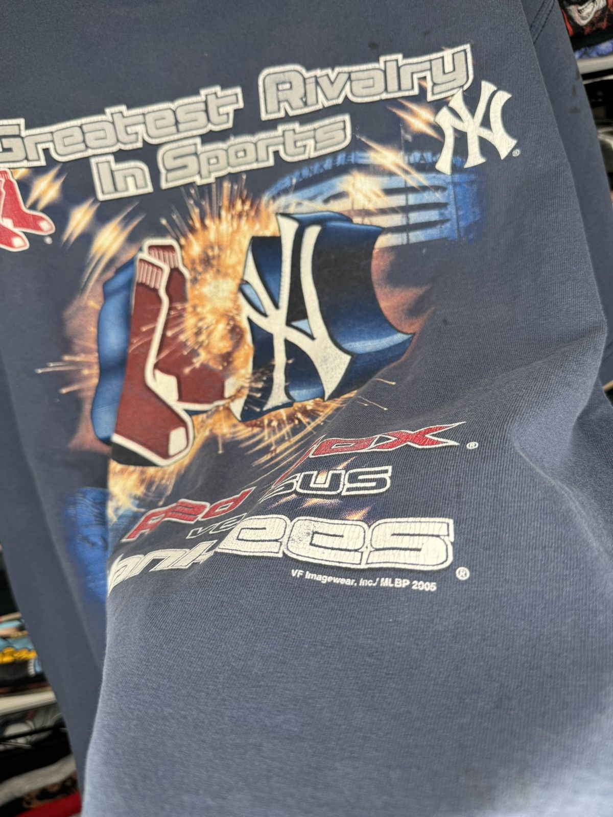 Lee × MLB × Vintage 2005 Greatest Rivalry Boston Red Sox New York Yankees Tee Size US L / EU 52-54 / 3 - 3 Thumbnail