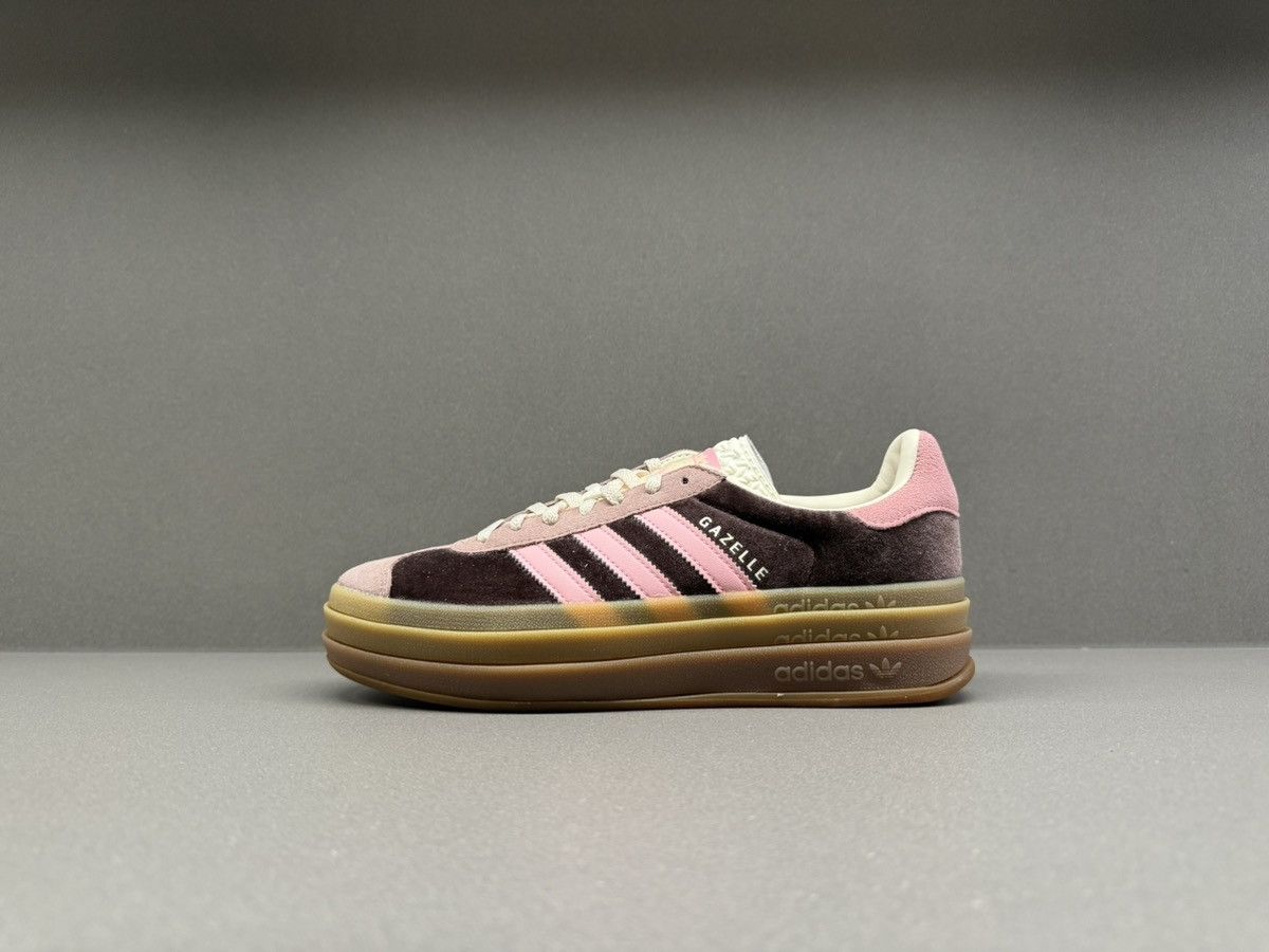 Adidas Adidas Gazelle Bold Shadow Brown Warm Clay Glow Pink Women’s Size US 6 / IT 36 - 5 Thumbnail