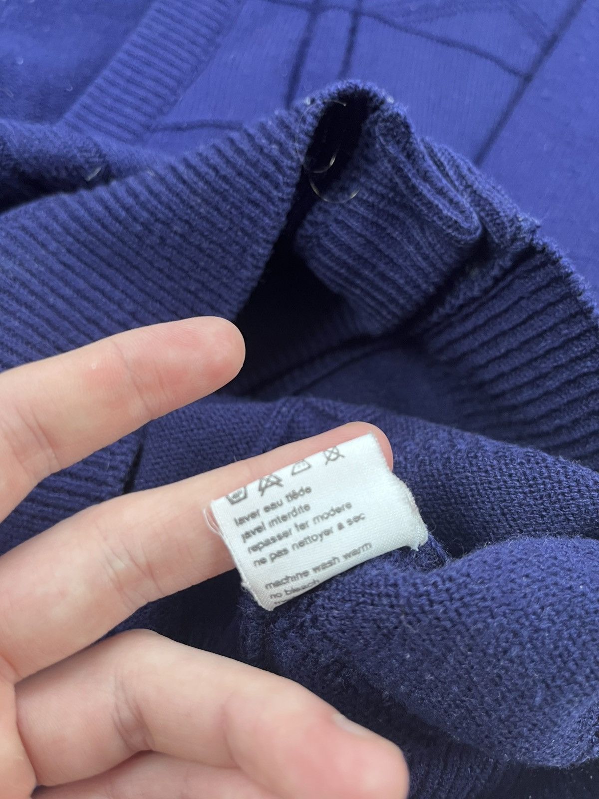 Lacoste Chemise Lacoste Vintage 90s Knit Cardigan Size US L / EU 52-54 / 3 - 9 Thumbnail