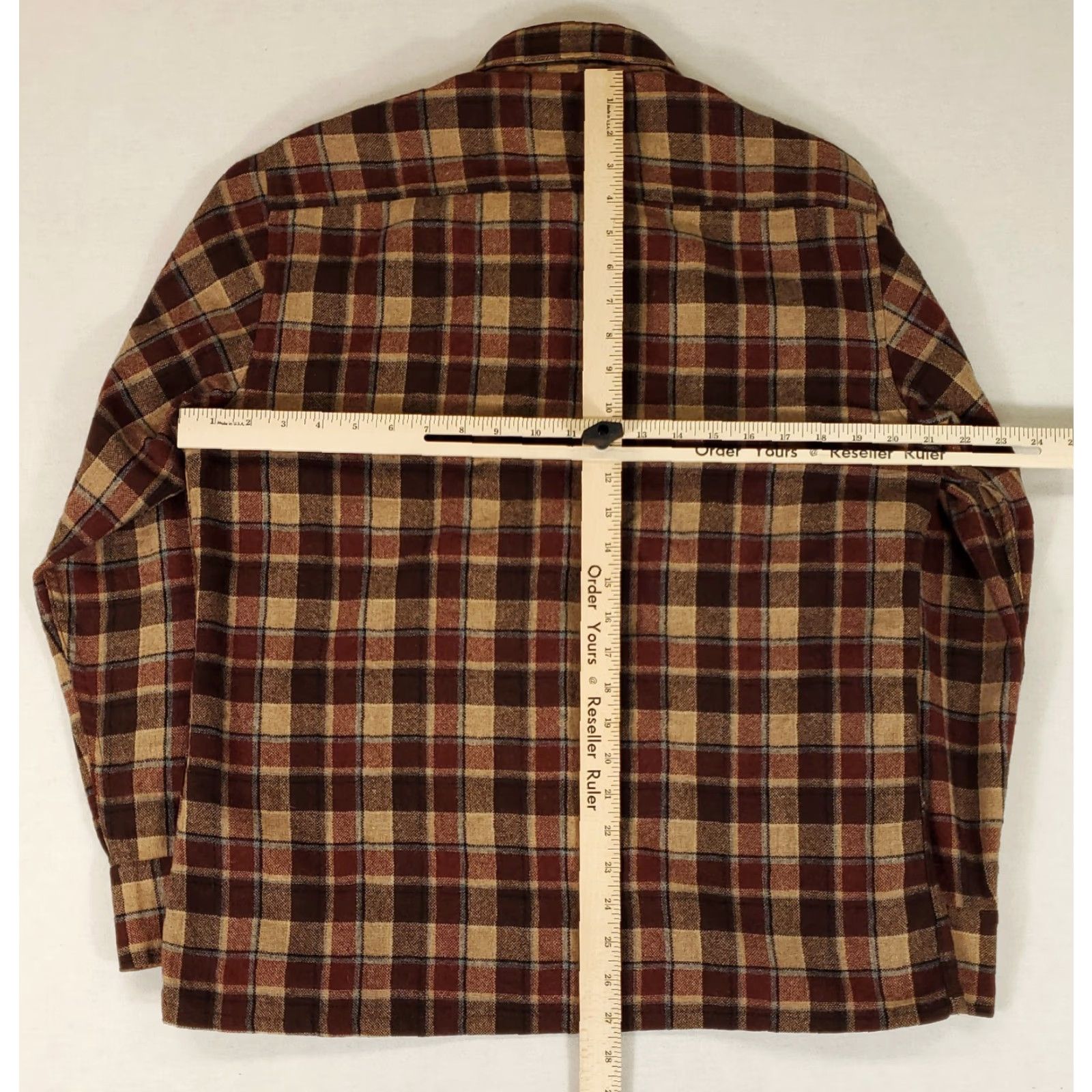 Vintage VINTAGE Beacon Street Plaid Shirt Wool Blend Flannel Louis Barry Mens M Size US M / EU 48-50 / 2 - 4 Thumbnail