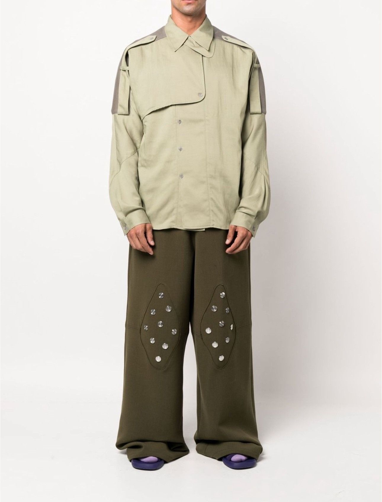 Kiko Kostadinov Kiko Kostadinov Aden Military Shirt Size US M / EU 48-50 / 2 - 1 Thumbnail