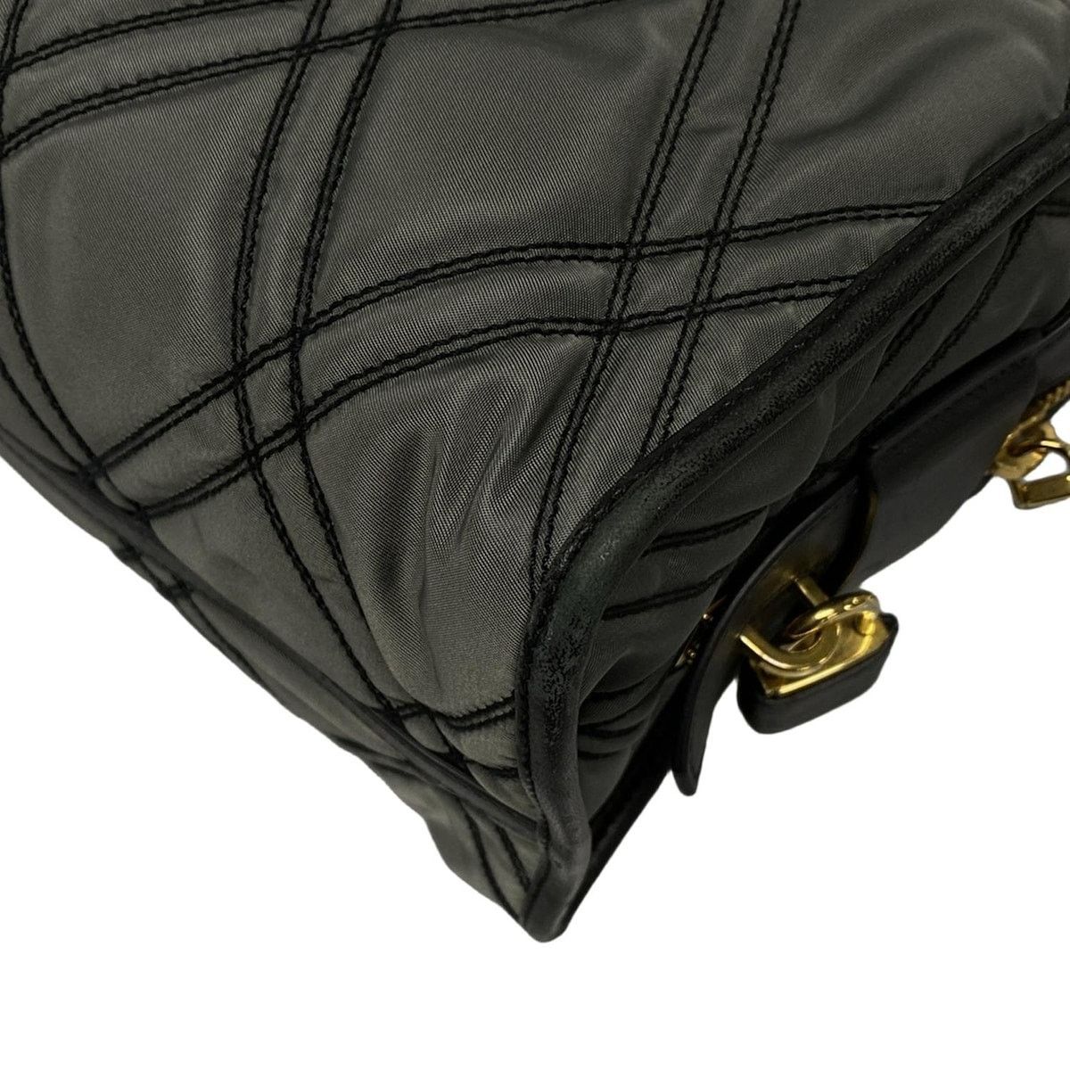 Prada PRADA Graphic Quilt Handbag 1BB027 Size ONE SIZE - 8 Thumbnail