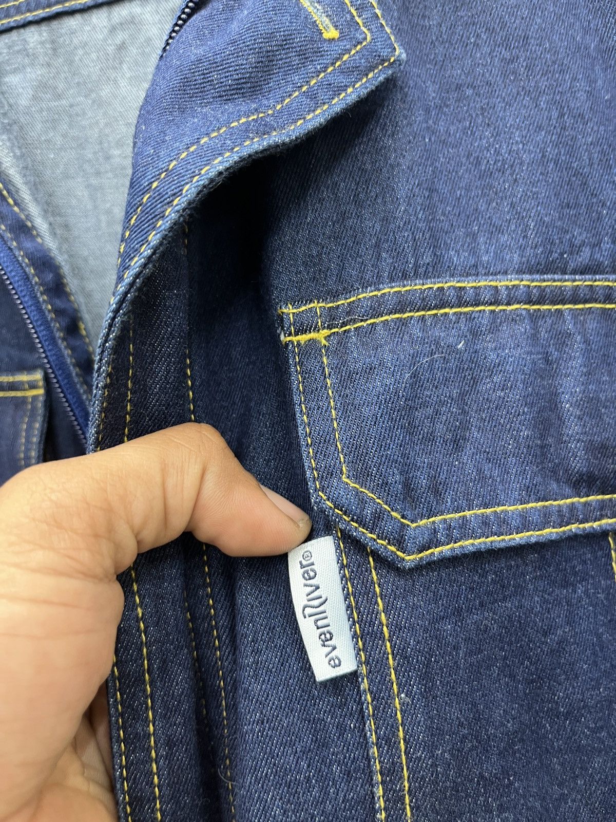Japanese Brand 🔥🔥🔥ARCHIVE EVENRIVER JAPANESE DENIM OVERALL Size US 34 / EU 50 - 5 Thumbnail