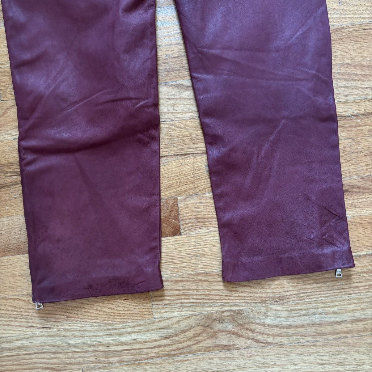 Prada SS2000 Leather Racing Pants Size US 32 / EU 48 - 8 Thumbnail