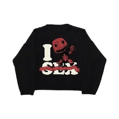 VIBE reduction 90s round neck bottoming sweater emo Size L / US 10 / IT 46 - 1 Thumbnail