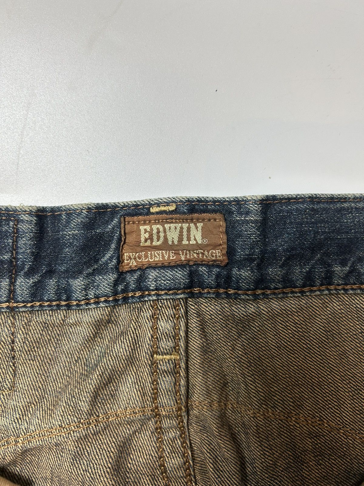 Edwin × Vintage EXCLUSIVE VINTAGE EDWIN DISTRESSED DENIM PANT Size US 31 - 8 Thumbnail