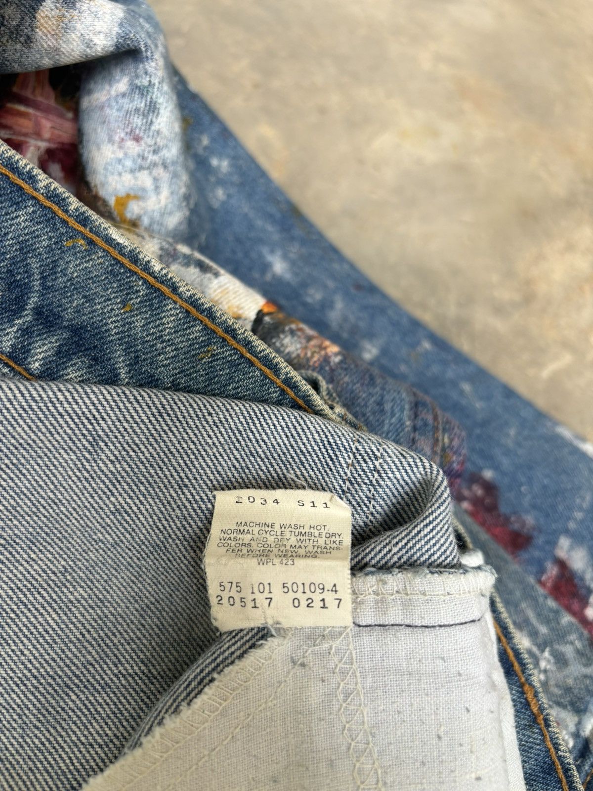 Levi's Vintage Clothing Vintage Levis Orange Tab 517 Painter Art Denim Size US 34 / EU 50 - 11 Thumbnail