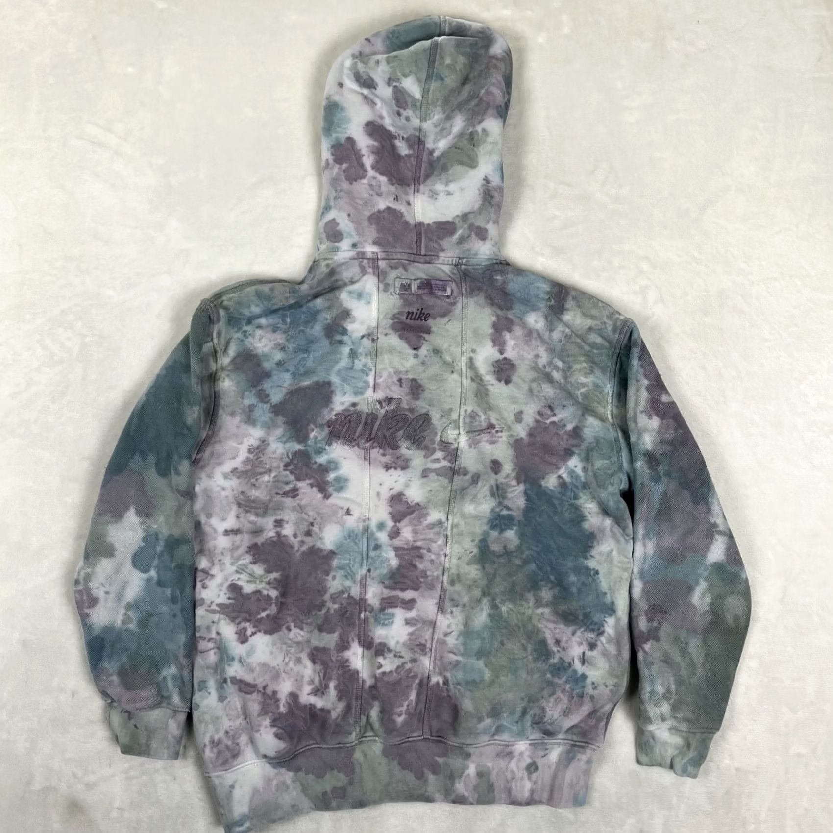 Nike Nike Sportswear Hoodie Shirt Unisex Adults Size S Tie Dye Terry Pullover Embroidered Oversized Multicolor Pattern 90s Sports USA Size US S / EU 44-46 / 1 - 6 Thumbnail