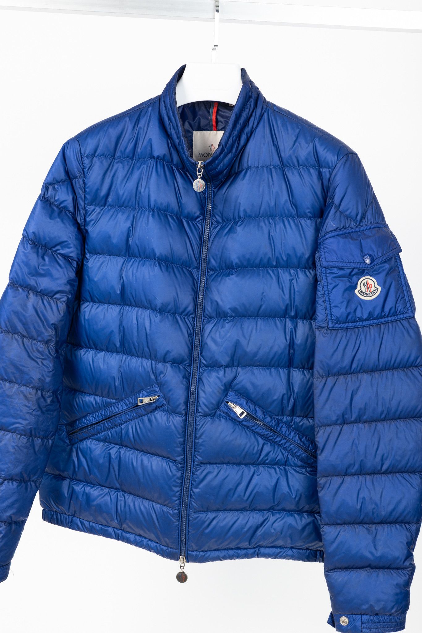 Moncler Moncler Longue Saison Agay Blue Quilted-Nylon Puffer Jacket Size US XL / EU 56 / 4 - 3 Thumbnail