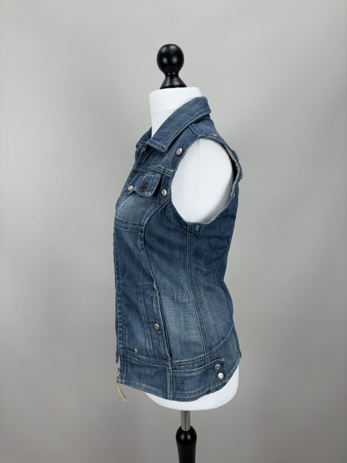 Diesel Womens vintage denim jacket vest 2in1 Diesel Size S Size S / US 4 / IT 40 - 16 Thumbnail