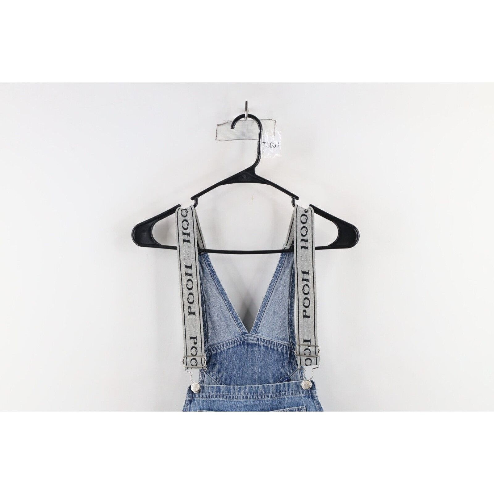 Disney × Vintage Vintage 90s Disney Distressed Winnie the Pooh Denim Overalls Size M / US 6-8 / IT 42-44 - 2 Thumbnail