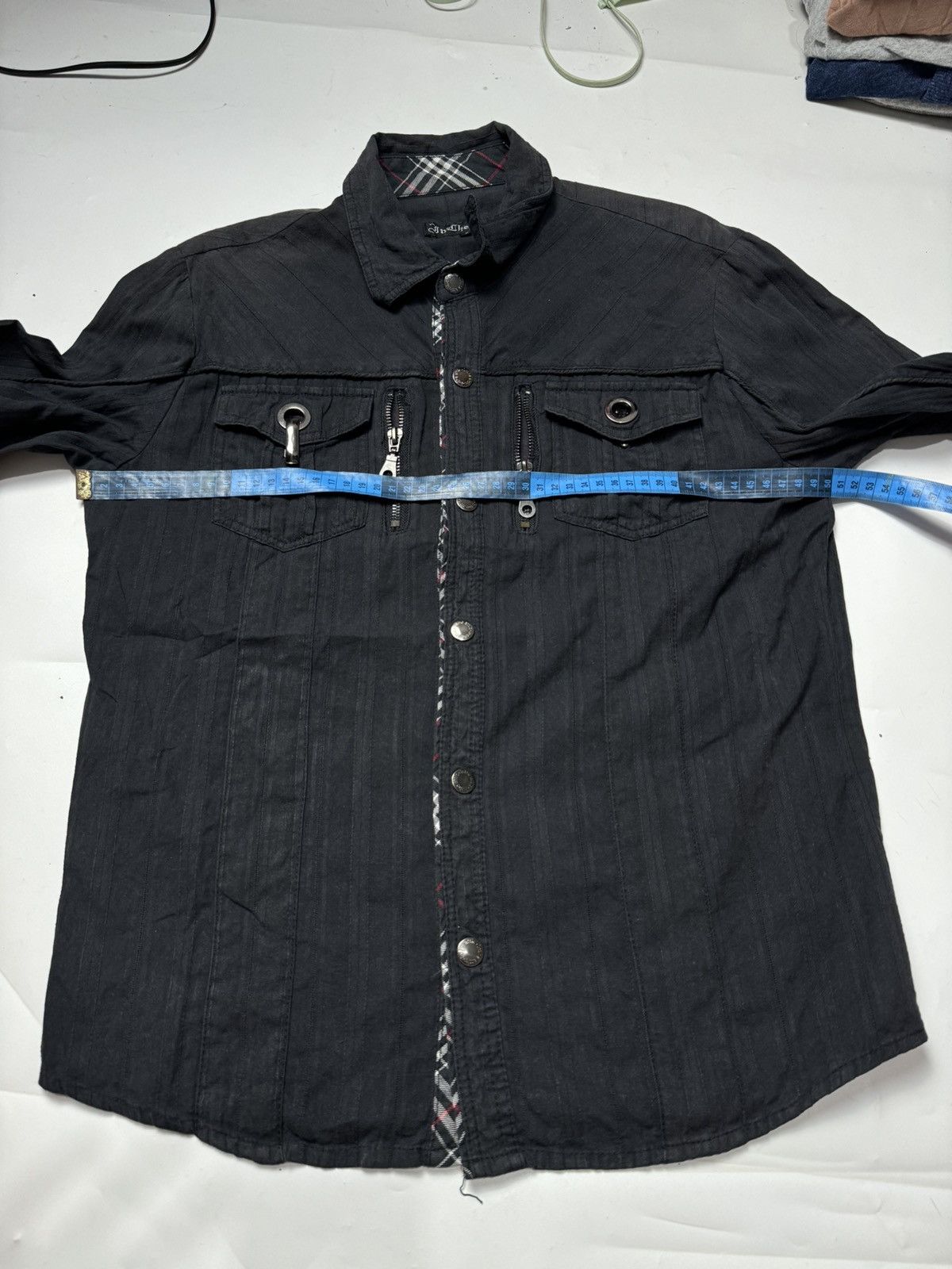 If Six Was Nine × Japanese Brand × Le Grande Bleu (L.G.B.) In The Attic Ifsix Style Long Shirt Size US M / EU 48-50 / 2 - 14 Thumbnail