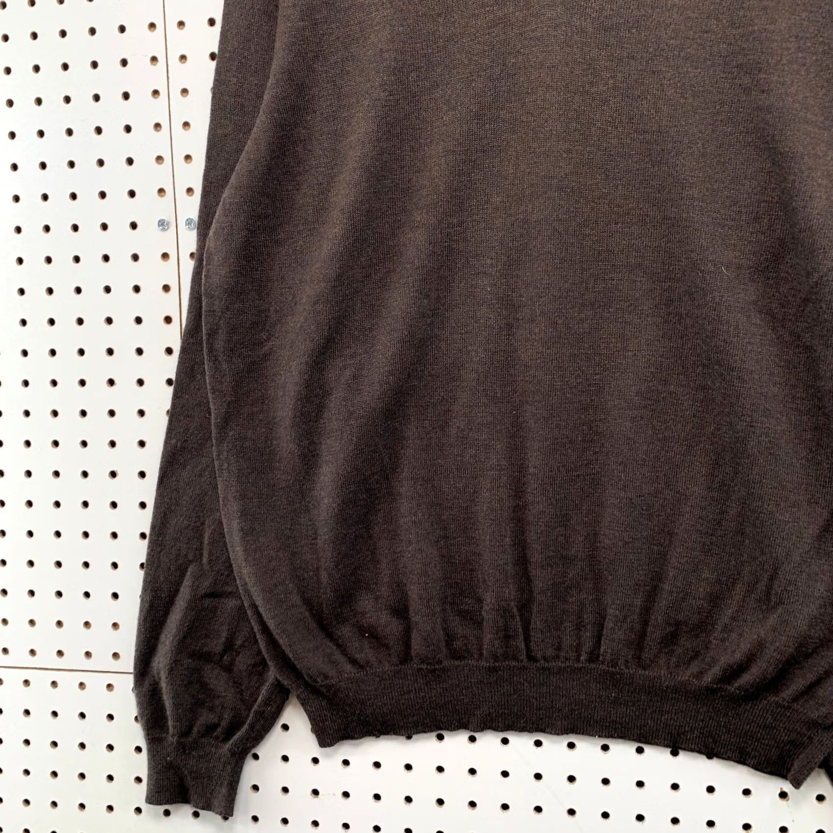 Brooks Brothers Brooks Brothers Merino Wool Sweater Mens XL Brown V-Neck Lightweight Stretch Pullover Regular Knit Wool Mens XL Brown V-Neck Sweater Size US XL / EU 56 / 4 - 5 Thumbnail
