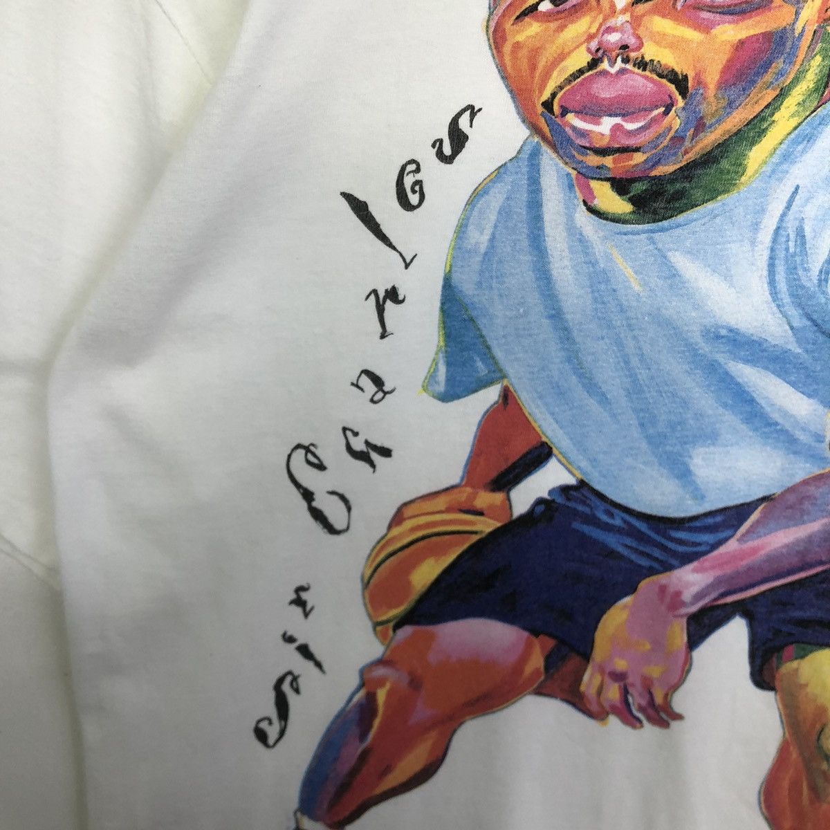 Nike VINTAGE 90 NIKE HOOP HEROES SIR CHARLES BARKLEY ARTWORK TEE Size US M / EU 48-50 / 2 - 3 Thumbnail