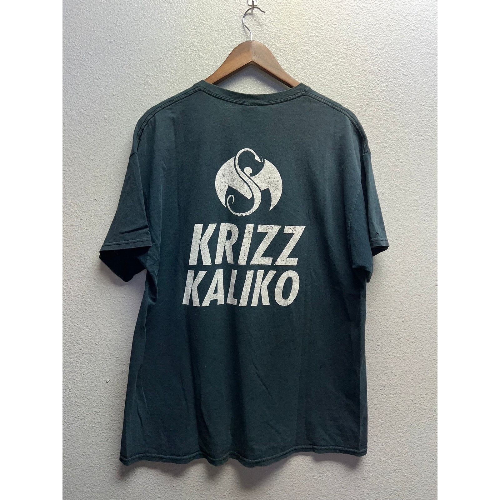 Gildan Vintage Krizz Kaliko Shirt Black Spider Graphic Music Tee XL Size US XL / EU 56 / 4 - 6 Thumbnail