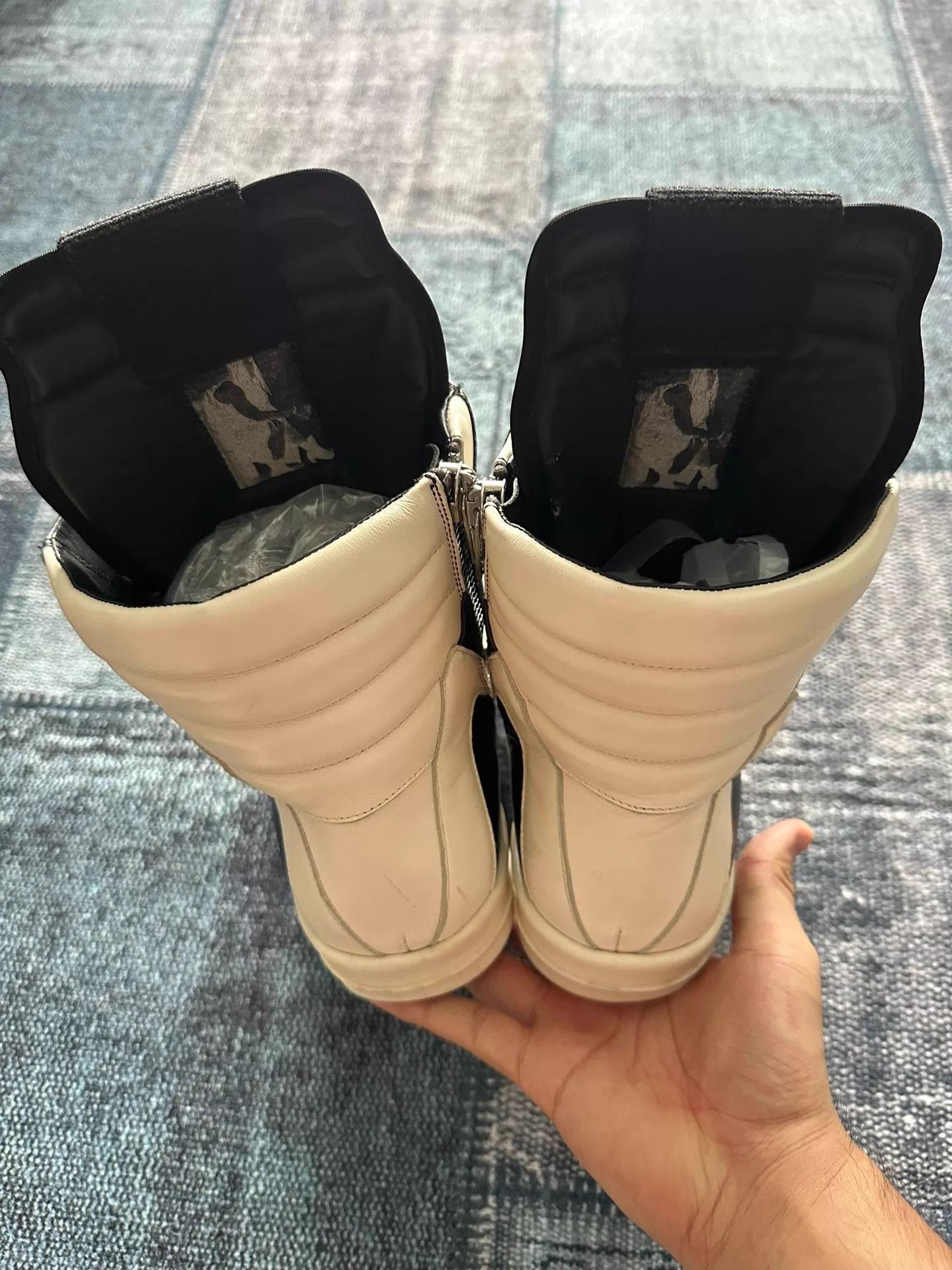 Rick Owens Rick Owens Mainline Thick Laces Triangular 42 Good Size US 9 / EU 42 - 4 Thumbnail