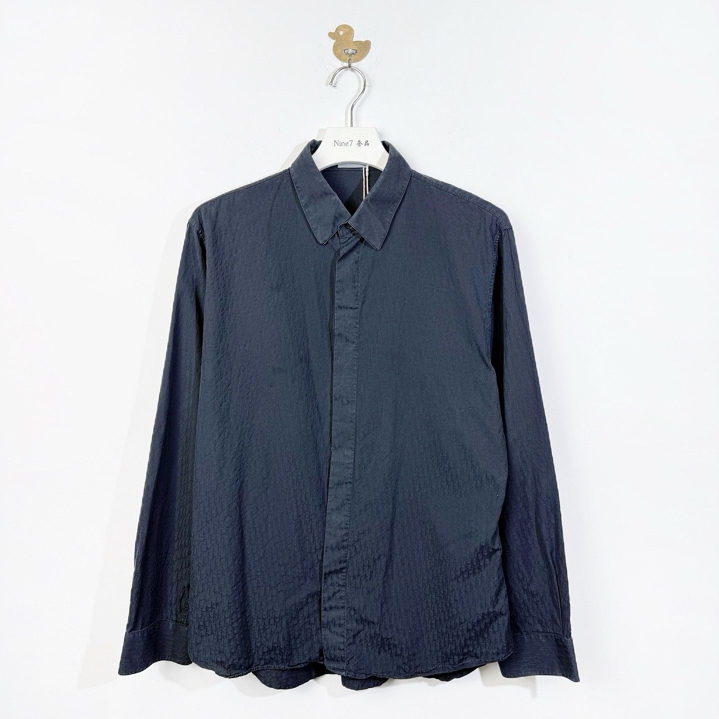 Dior Dior Oblique Cotton Button Up Shirt Size L Size US XS / EU 42 / 0 - 1 Thumbnail