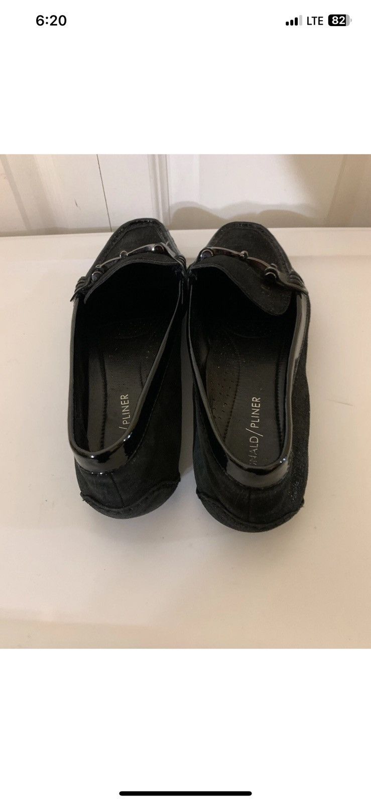 Donald Pliner Donald J Pliner Mens Sz 8.5M Black Leather Shoes Horsebit Size US 8.5 / EU 41-42 - 9 Thumbnail