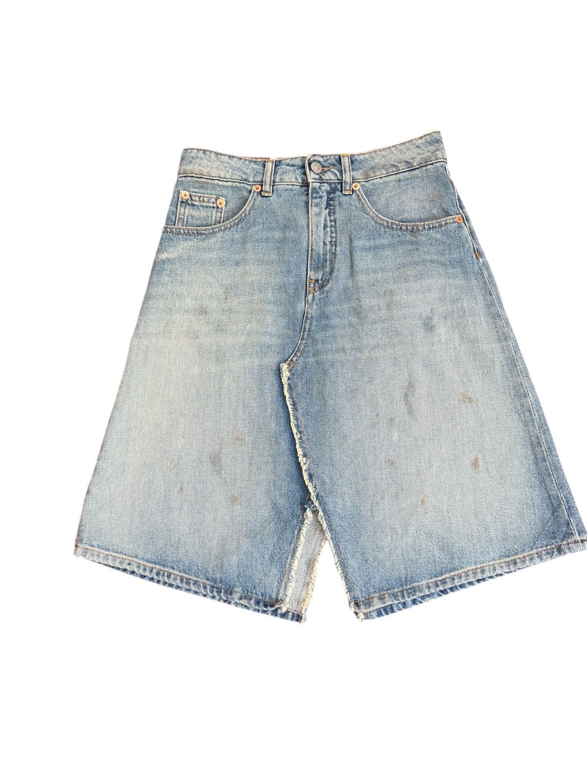 Maison Margiela MAISON MARGIELA DENIM SKIRT M6 Size 28" / US 6 / IT 42 - 1 Thumbnail