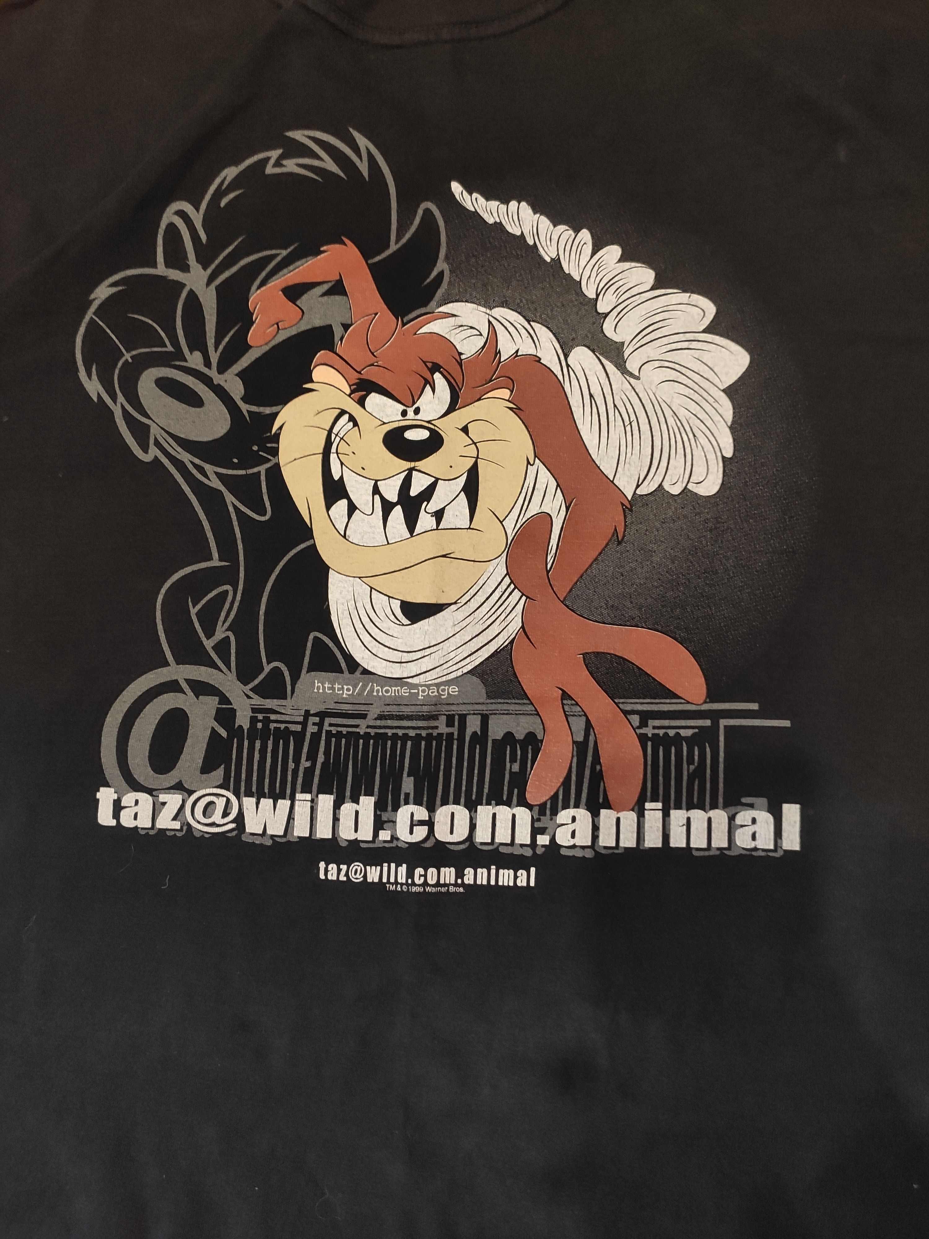 Japanese Brand × Vintage × Warner Bros t-shirt tee taz looney tunes vintage licensed boxy M/L WB Size US M / EU 48-50 / 2 - 2 Thumbnail
