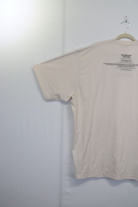 Balenciaga o1rshd1 T-Shirt in Ivory White Size US L / EU 52-54 / 3 - 9 Thumbnail