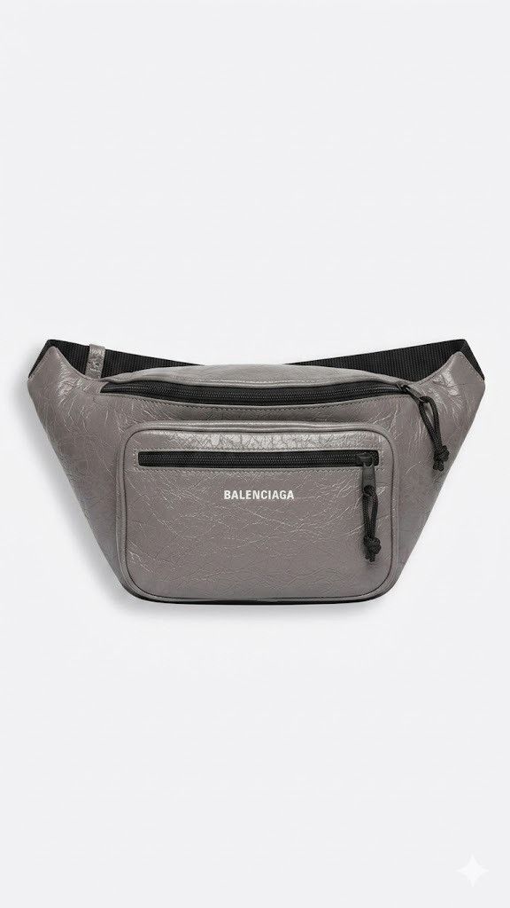 Balenciaga o1srvl11e0526 Size: OS / Explorer Belt Bag in Dark Grey Size ONE SIZE - 1 Preview