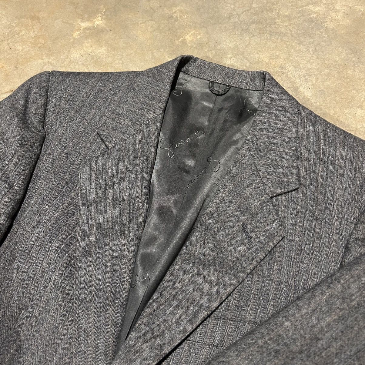 Designer × Givenchy × Vintage Rare Vintage 1970s Givenchy Gentleman Wool Blazer Jacket Size 40R - 5 Thumbnail