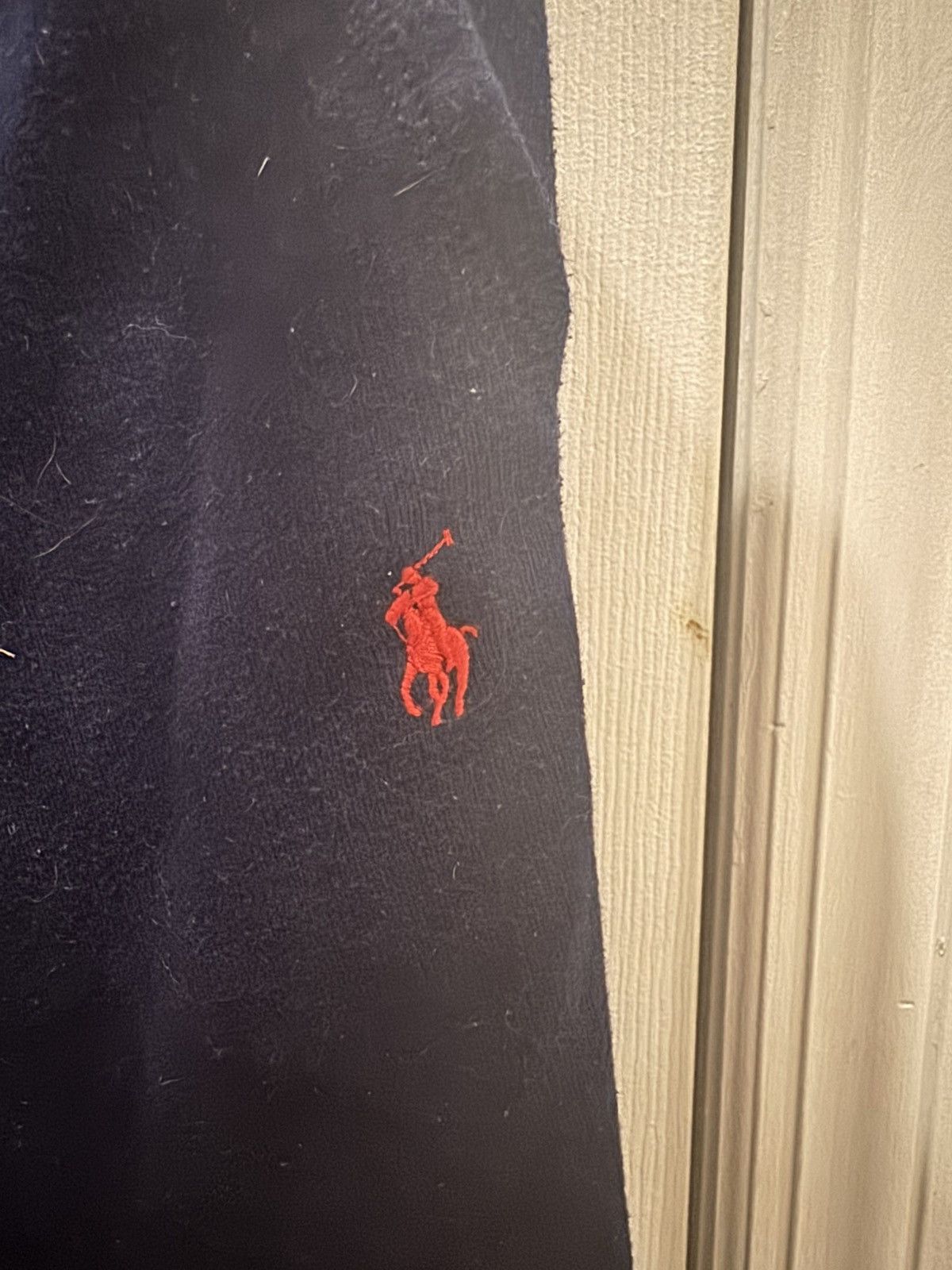 Polo Ralph Lauren Dark Blue Ralph Lauren Sweat Pants STAIN ON LEFT THIGH Size US 32 / EU 48 - 3 Thumbnail