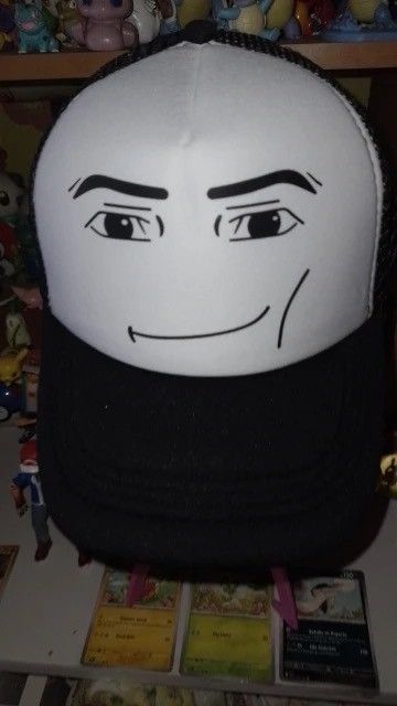 Japanese Brand × Vintage Robot Robloxs Face Baseball Cap Size ONE SIZE - 7 Thumbnail