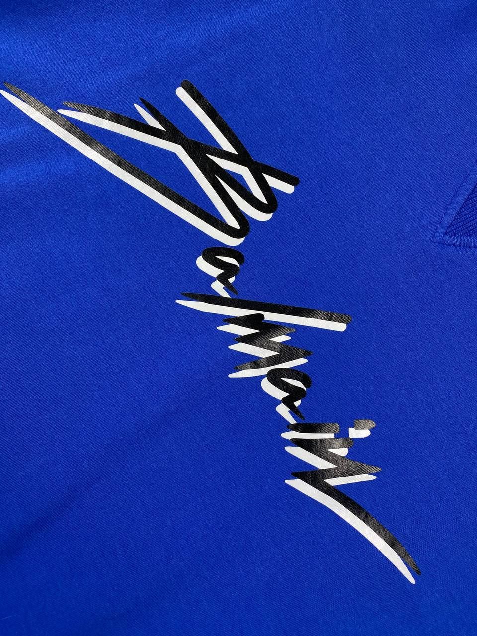 Balmain Balmain Paris Big Logo Sweatshirt Men Size L Blue Size US L / EU 52-54 / 3 - 4 Thumbnail