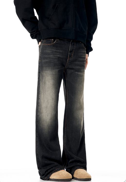 Japanese Brand × Jean American men's heavy-duty retro wide-leg bootcut jeans Size US 32 / EU 48 - 4 Thumbnail