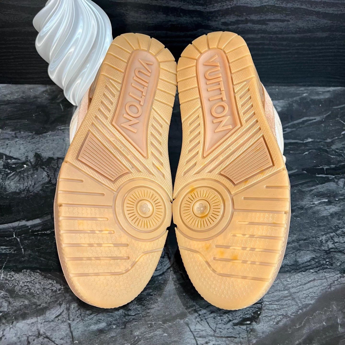 Louis Vuitton Khaki Paneled Trainer Sneakers - 39.5 (US 9.5) - 95% New Size US 9.5 / EU 42-43 - 5 Thumbnail