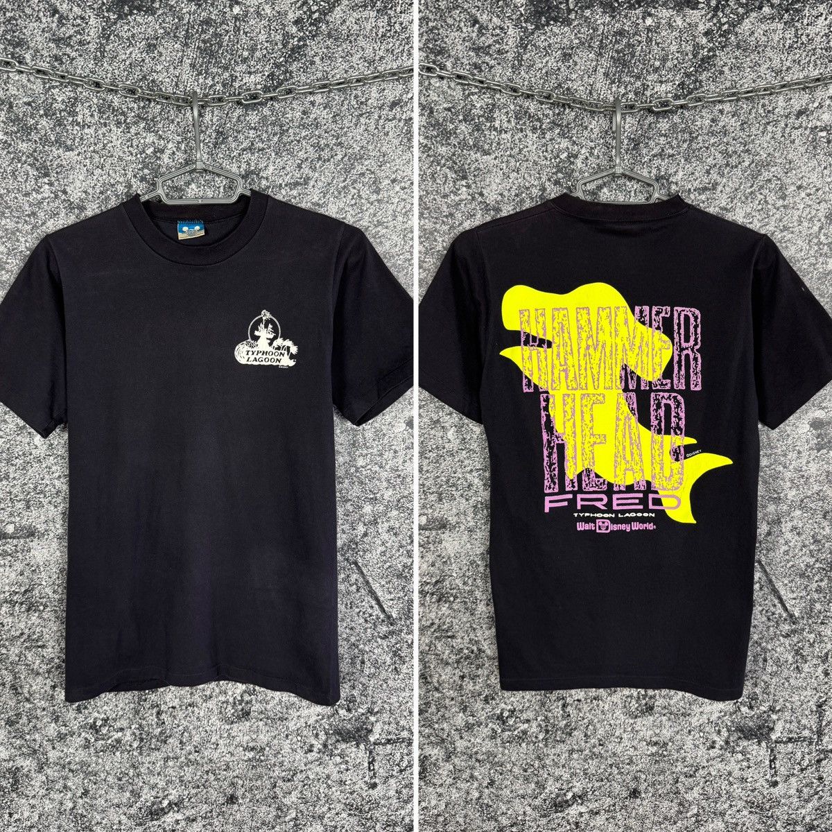Disney × Vintage Men’s Disney Typhoon Lagoon Tee Made in USA Hammer Head Logo Size US S / EU 44-46 / 1 - 1 Thumbnail