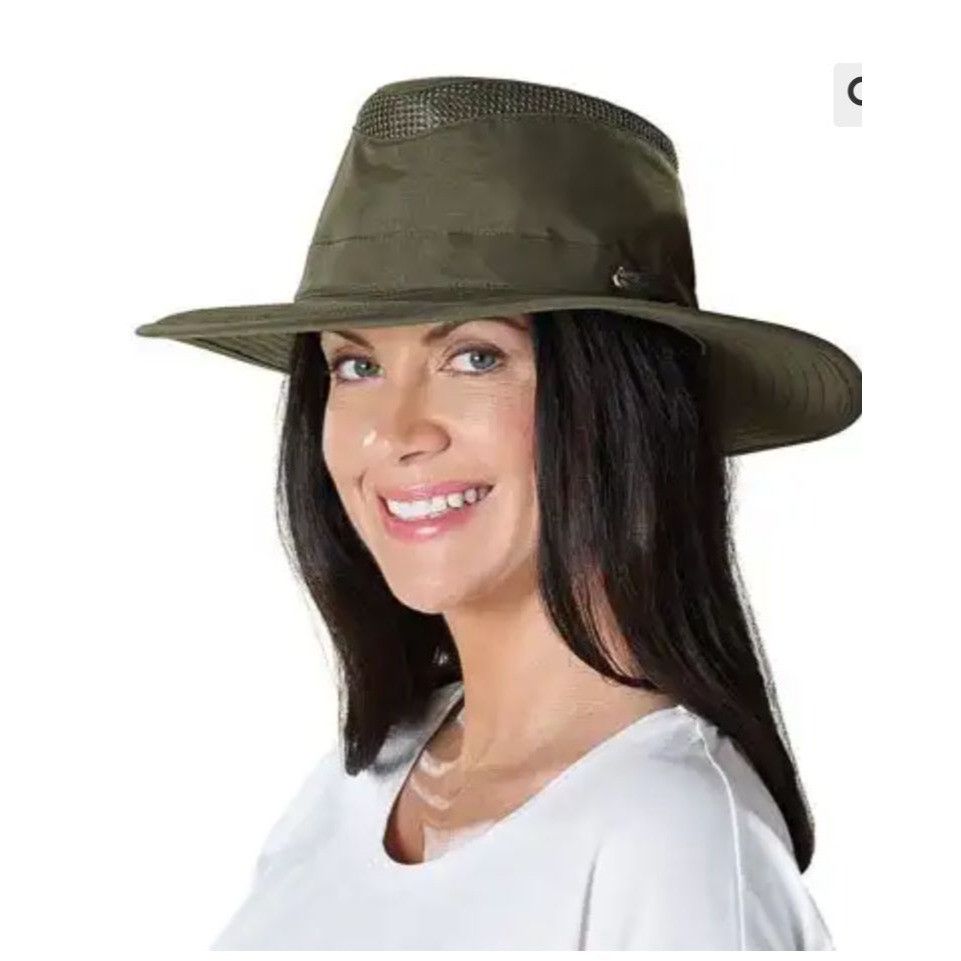 Tilley Tilley LTM6 AIRFLO Hat Green Unisex M 7 1/4 Nylon Quick Dry Size ONE SIZE - 13 Thumbnail