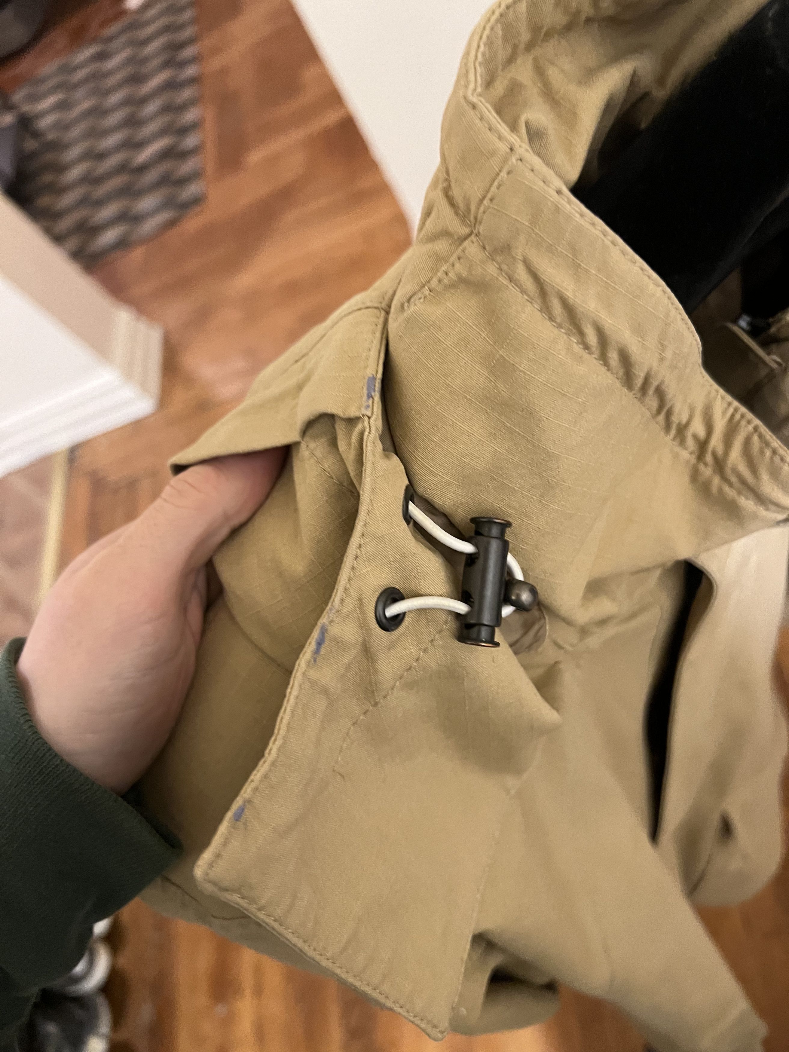 Balenciaga RARE Beige Ripstop Swing Parka Sample Size US L / EU 52-54 / 3 - 8 Thumbnail